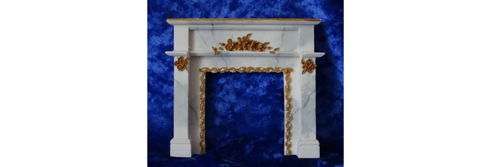 marble effect resin fireplace 1